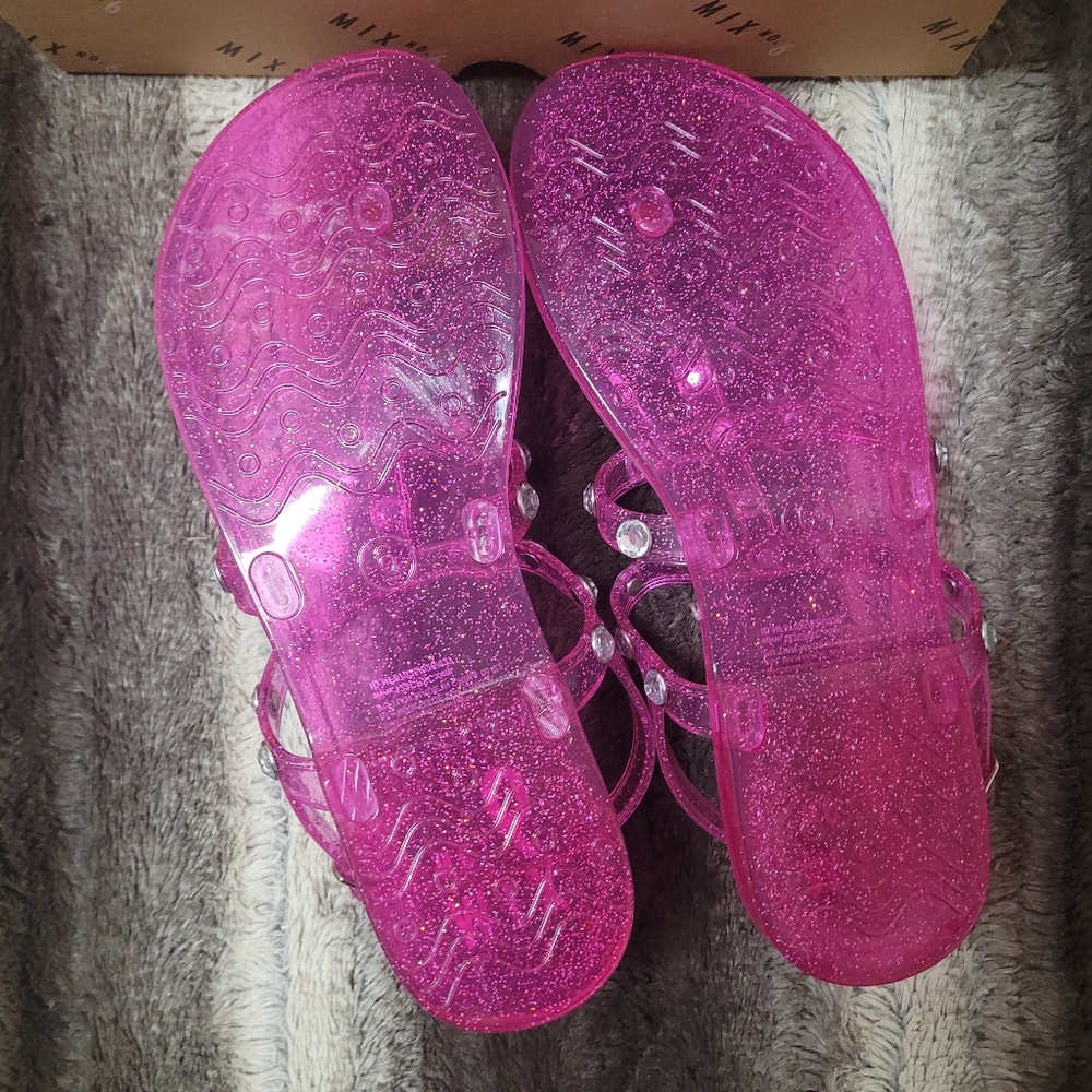 Jeweled Jelly sandals size 6 - Picture 2 of 3